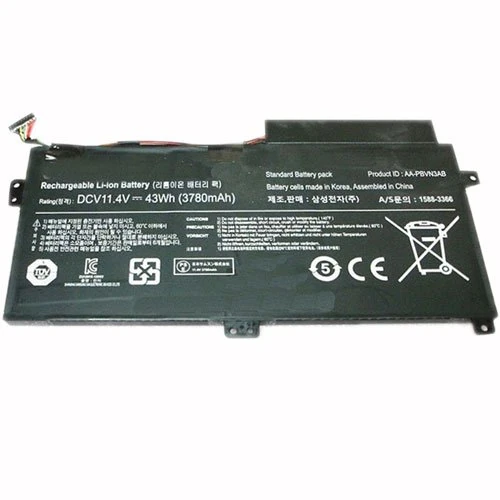 amsahr 11.4 V 43 Wh Replacement Battery for Samsung AA-PBUN3AB/AA-PBUN3QB/BA43-00379A