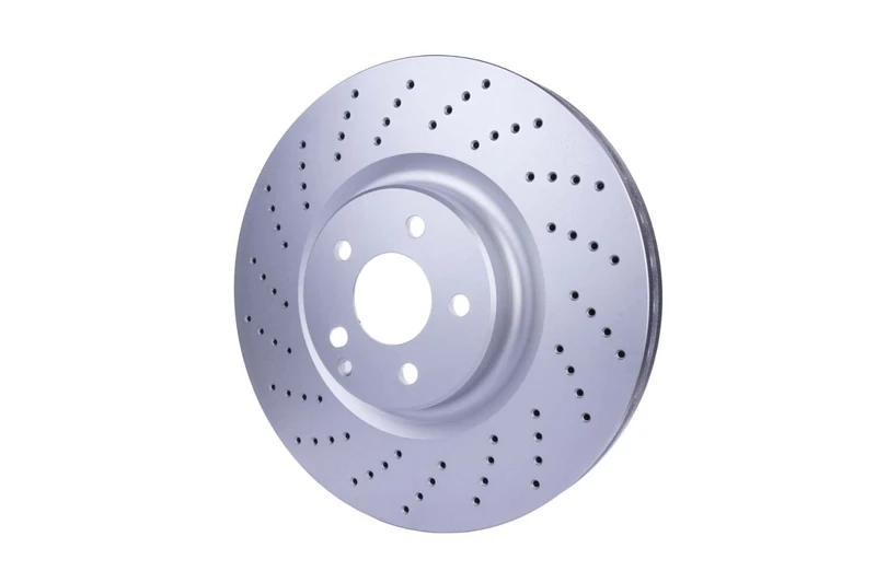 HELLA 8DD 355 127-961 Brake Disc - 54203PRO_HC - High-carbon - Coated - 360mm - 36mm - Perforated/internally vented - for e.g. BRABUS / MERCEDES-BENZ