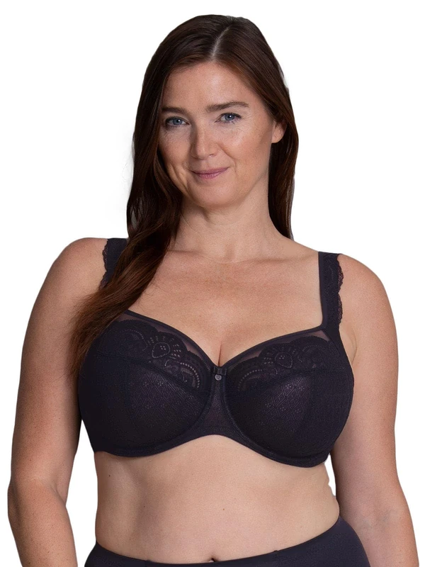 Rosa Faia Women's Full Figure Underwired Bra 5635 Black 36 I - Image 1