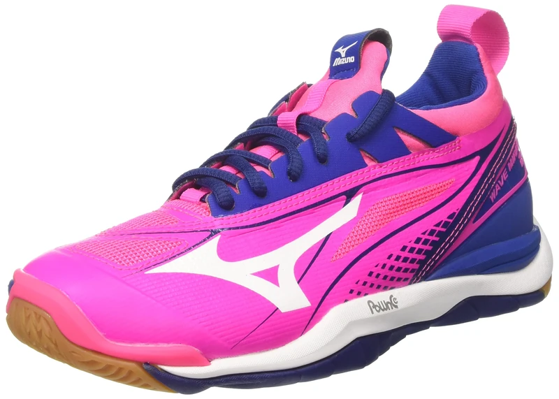 Mizuno Wave Mirage W, Women’s Gymnastics, Rosa (Pink Glo/White/True Blue), 6.5 UK (40 EU) - Image 1