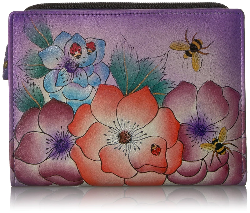 Anna by Anuschka Anuschka Handpainted Leather Women's Wallet Wallet