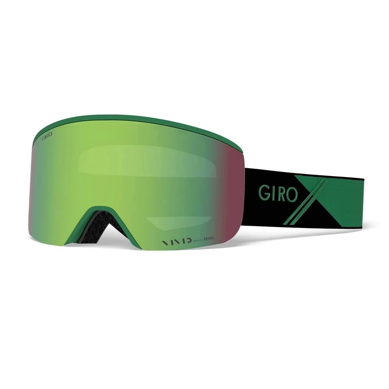 Giro GIRRJ Axis Snow Goggles - Field Green -Vivid Emerald & Vivid Infrared Lenses, Medium Frame