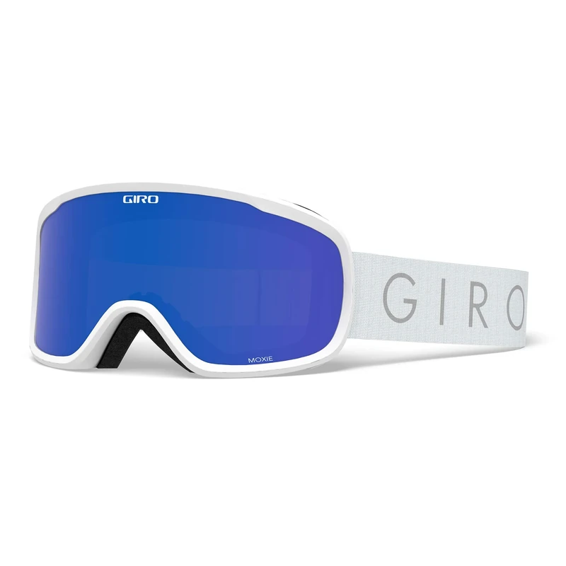 Giro GIRRJ Women Moxie Snow Goggles - White - Grey Cobalt & Yellow Lenses, S/M Frame