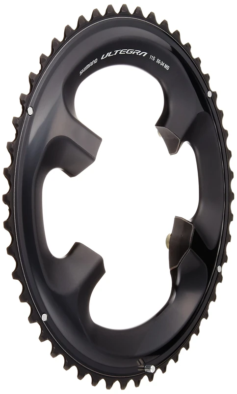 SHIMANO Unisex 4524667742036 FC-R8000 ROAD ULTEGRA 2x11S Chainring 53 Teeth Black, Blue