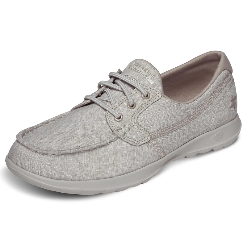 Skechers Women's 15433 Boat Shoes, Beige (Taupe), 4 UK