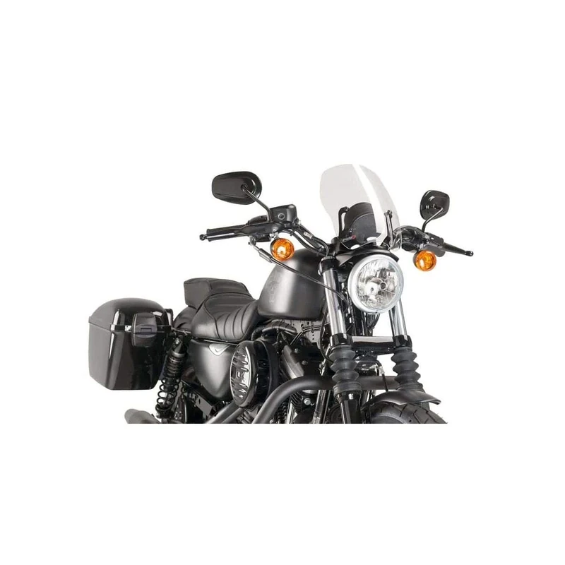 Puig 9283W Windscreen Touring Custom (XL1200C) 04' 883 Iron (XL883N) 09' 883R (XL883R) 02' NIGHSTER (XL1200N) 08', Harley Davidson Sportster Superlow (XL883L) 11'-17'