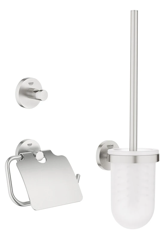 GROHE Essentials New 3-In-1 Wc Set Supersteel 40407DC1
