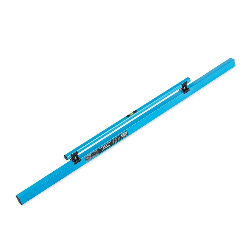 OX TOOLS Pro Series 72-Inch Concrete Screed with Leveling Vial | Aluminum | Lightweight & Reversable Handle | Screed for Cutting and Smoothing | 6' Concrete Screed