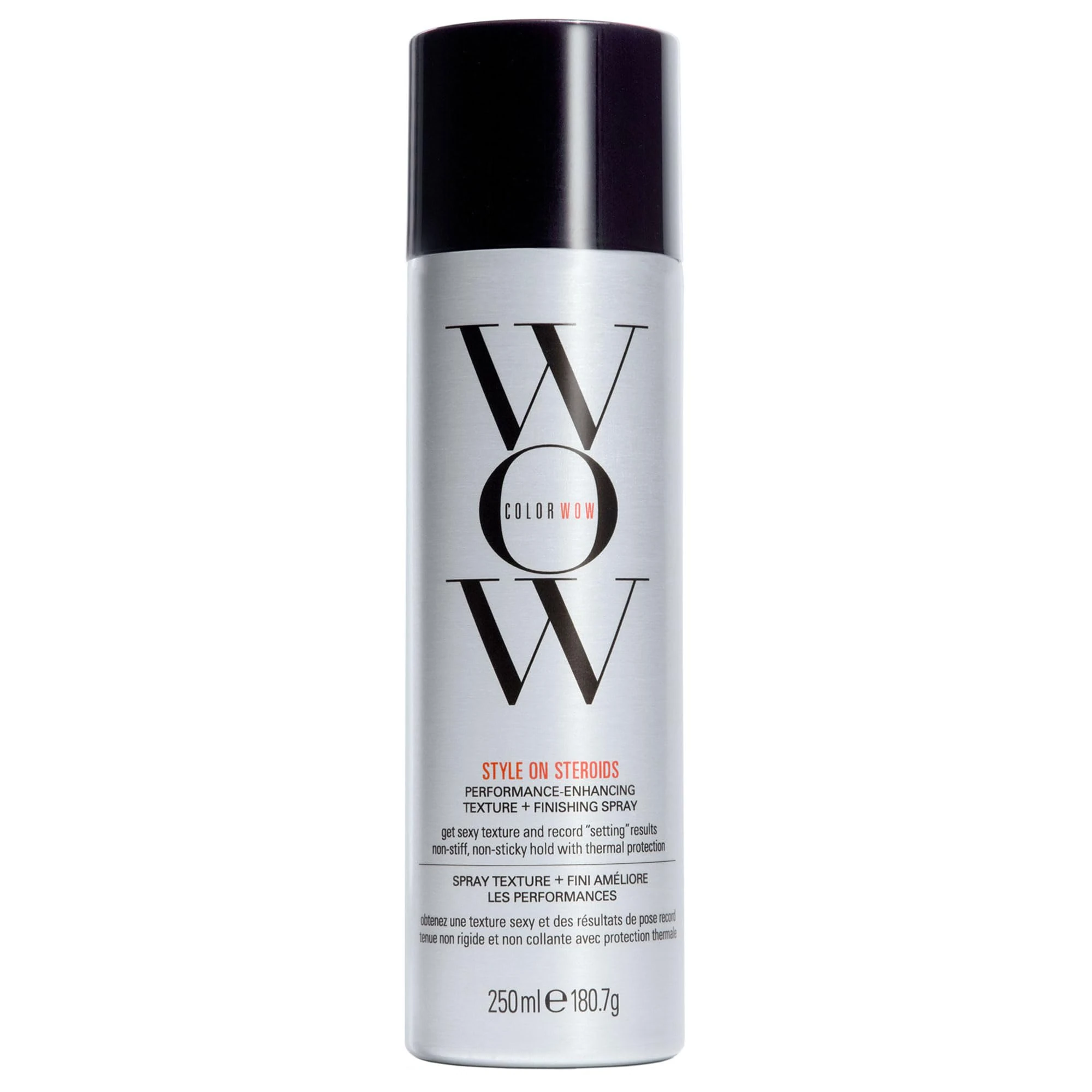COLOR WOW Style on Steroids Performance Enhancing Texture Spray for Long-Lasting Volume, Style Hold, and Curl Support Without Dulling or Stickiness, 198g