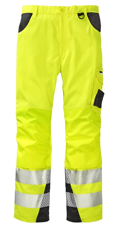 4Protect 3856-106 Size 106 "Tennessee" High Visibility Trousers - Yellow/Grey - Image 1