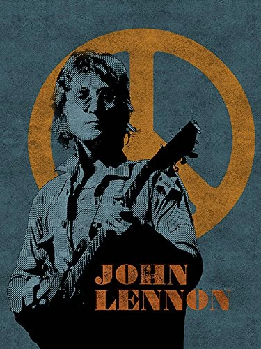 John Lennon Peace Sign 60 x 80cm Canvas Print, Cotton Blend, Multi-Colour, 60 x 80 cm