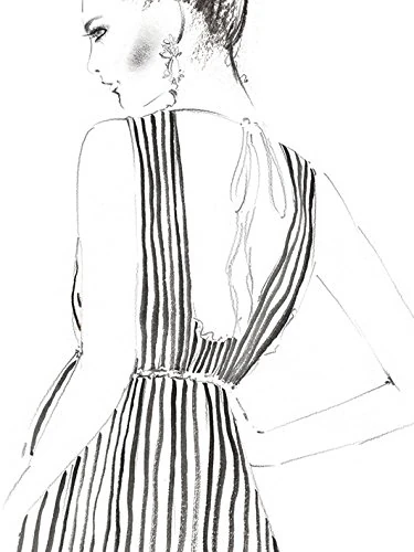 Louise Nisbet "La Mode Canvas Print, Multi-Colour, 60 x 80 cm