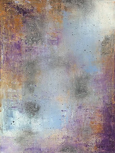 Soozy Barker "Waterlily Silver Canvas Print, Multi-Colour, 60 x 80 cm