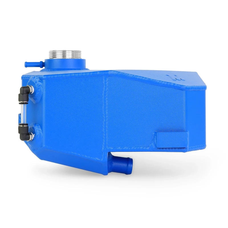 Mishimoto MMRT-RS-16EWBL Aluminium Coolant Expansion Tank Compatible With Ford Focus ST 2013+ Wrinkle Nitrous Blue