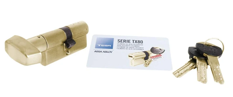 Tesa Assa Abloy, Cylinder High Security Patented TX80, Tx8B4040L
