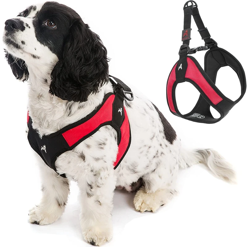 GOOBY Escape Free Easy Fit Harness - Red, X-Small No Pull