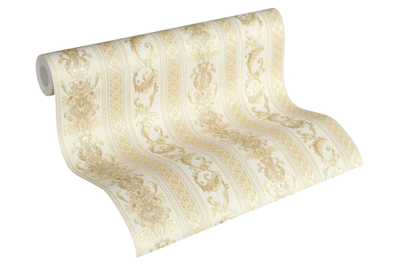 A.S. Creation 335473 Hermitage 10 Line Pattern Paper Wallpaper, Multi-Colour