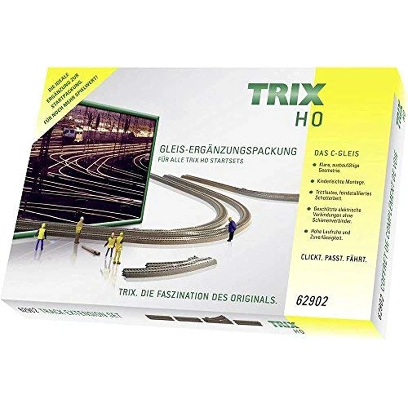 Trix 62902 Supplementary Set C 2 - Gauge H0 - Tracks and Switches - Two-Wire Track System