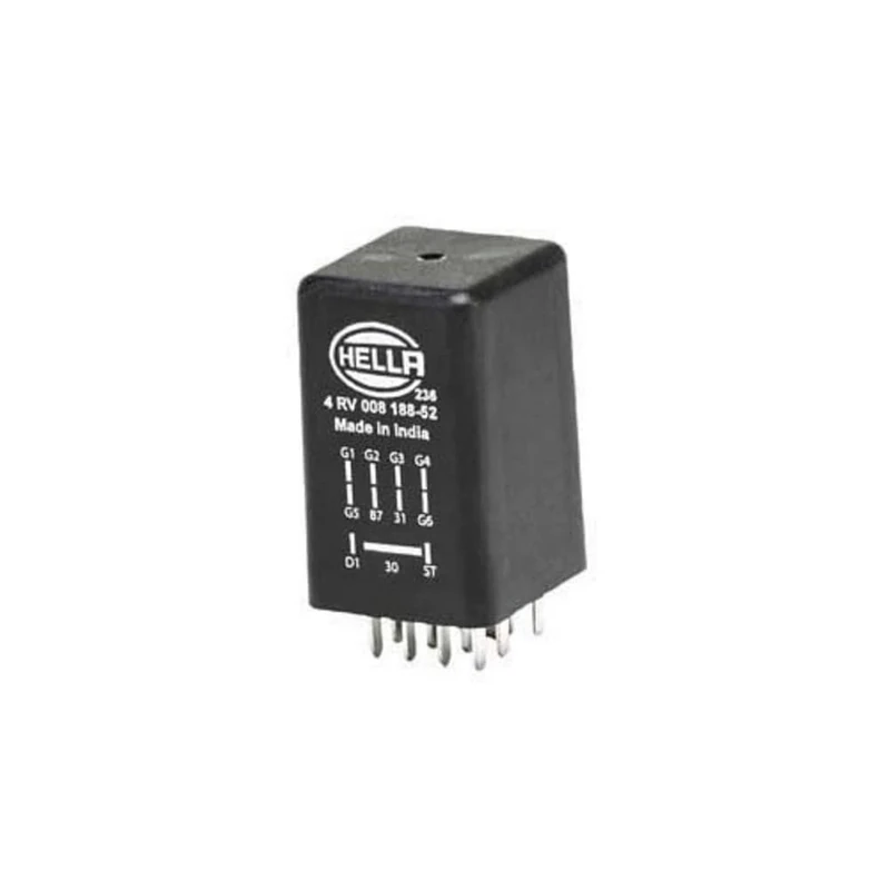 HELLA 4RV 008 188-521 Control Unit, glow plug system - 12V - 11-pin connector - after-glow capable - Number of Cylinders: 6