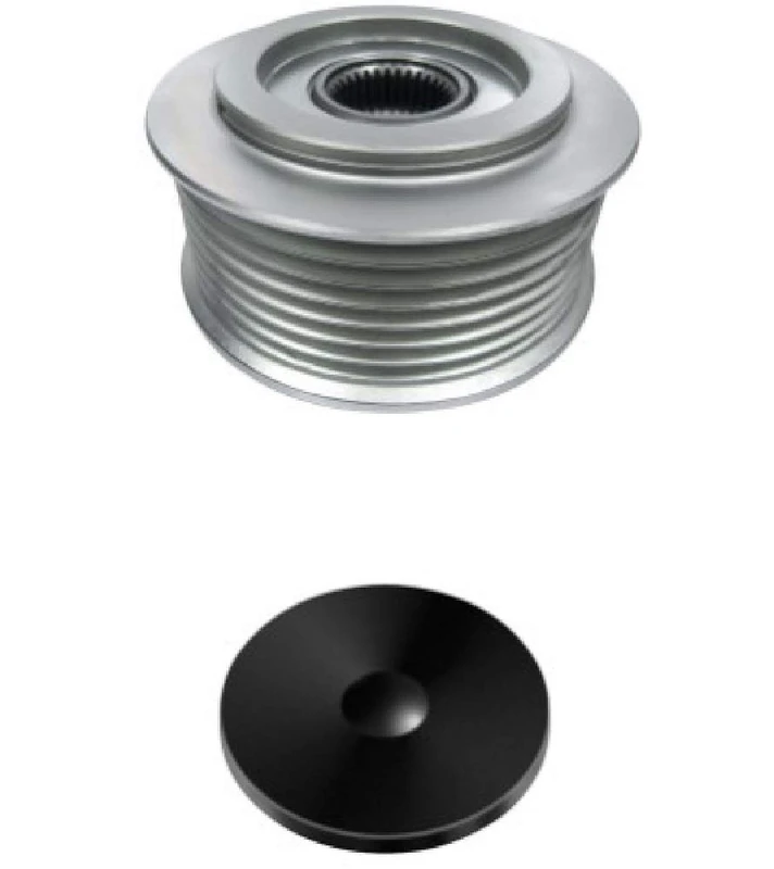 HELLA 9XU 358 038-941 Alternator Freewheel Clutch - Thread Size: M14x1,5 - Number of grooves: 7 - with cap