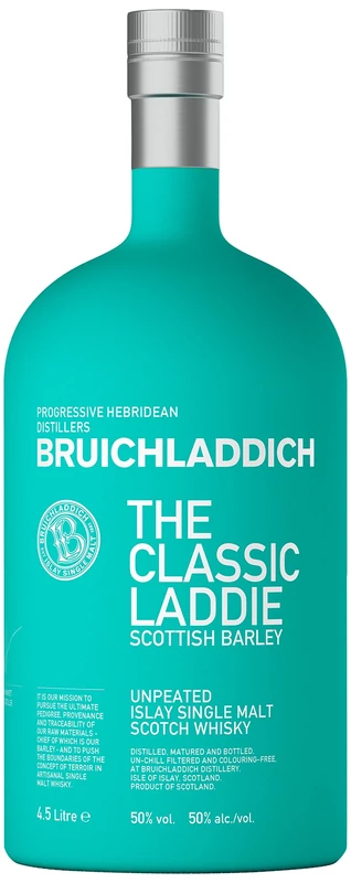 Bruichladdich The Classic Laddie, Islay Single Malt Scotch Whisky, 4.5 Litre Big Daddy