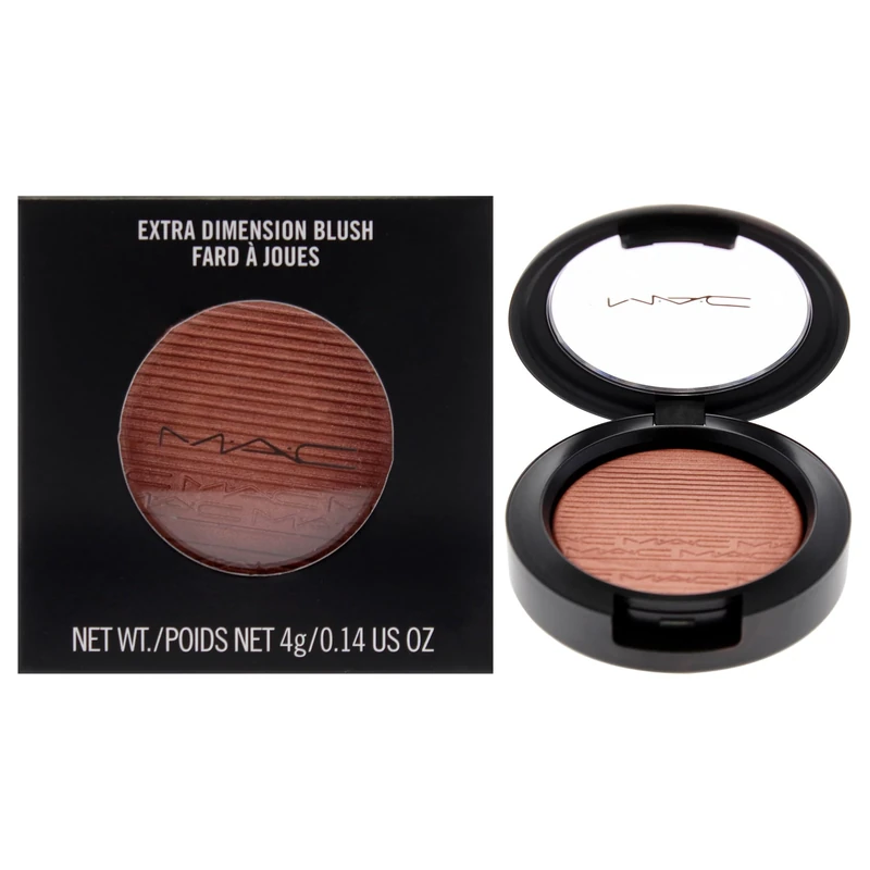MAC Extra Dimension Blush - Hushed Tone - Cream Liquid Powder - Shimmery - Cranberry - Palette - 0.14 oz