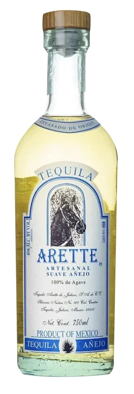 Arette Suave Anejo Tequila 70cl, 38% ABV | 100% Blue Weber Agave, Hand Crafted, Super Premium Aged Tequila