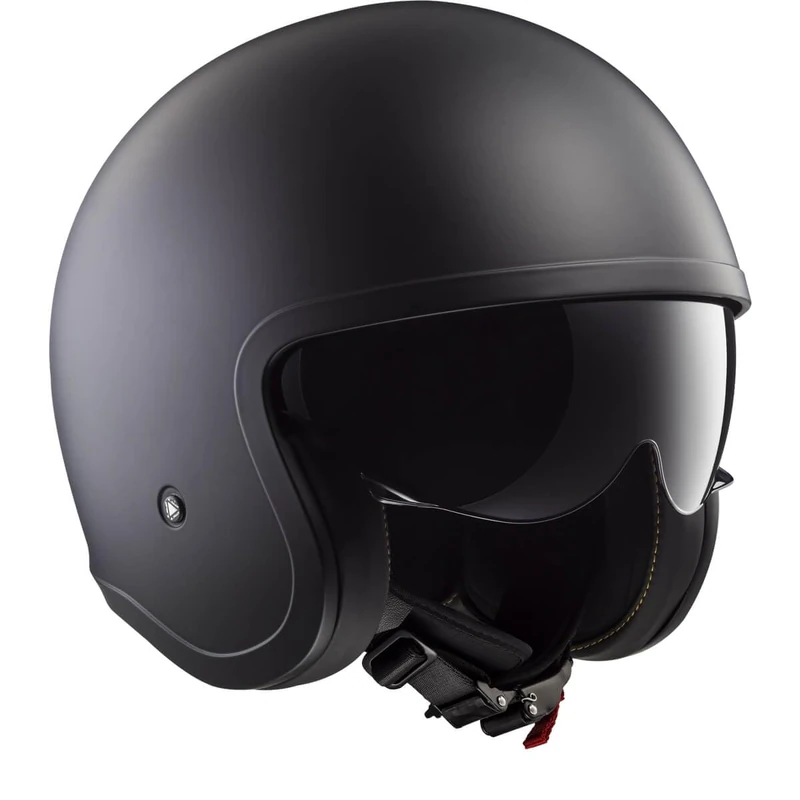 LS2 305991011l Motorcycle Helmets-Spitfire Matt, Black, Size L