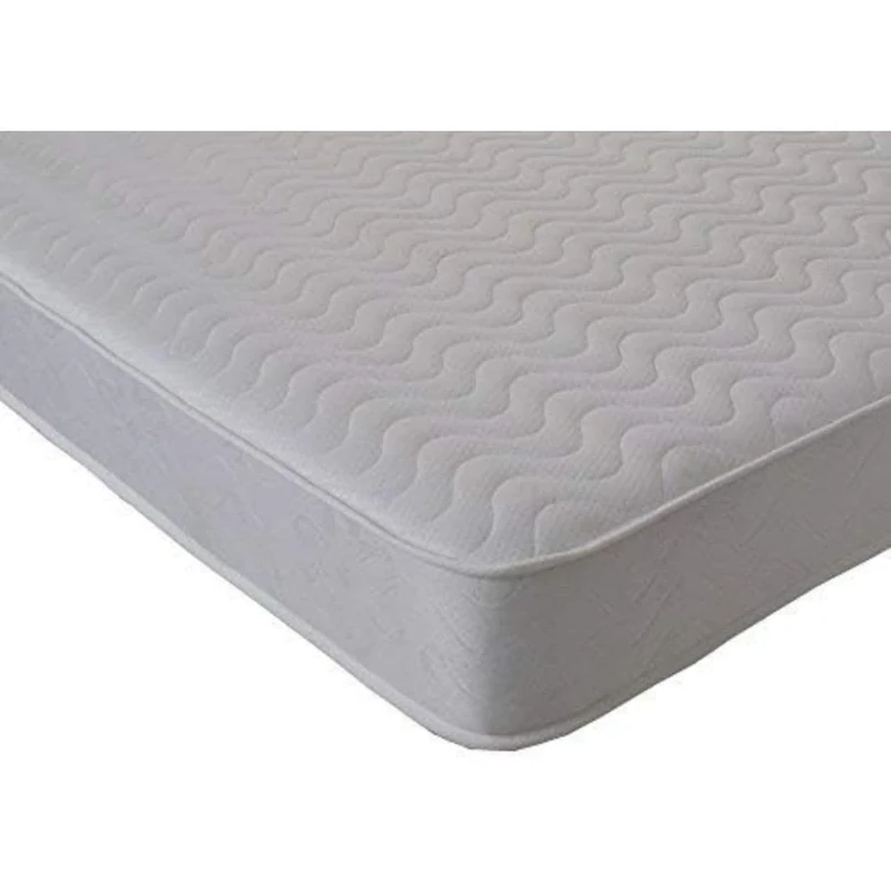 Starlight Beds 4ft Small Double Mattress –Wave Design Memory Foam & Spring Mattress, White, Soft. (120cm x 190cm / 4ft x 6ft3)
