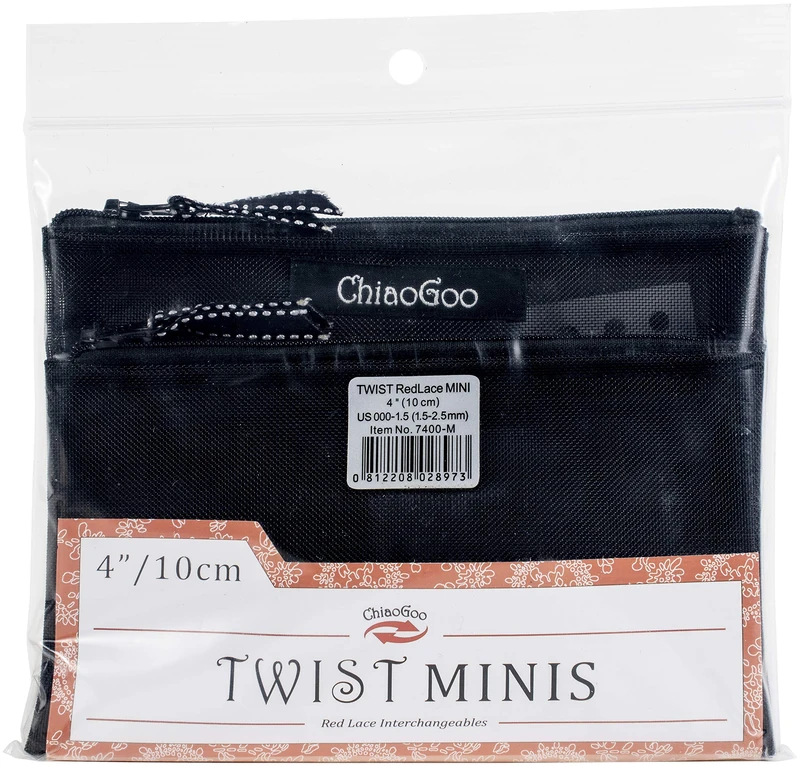ChiaoGoo Twist Lace Interchangeable Needle Set 10 cm Tips 1.50-2.50 mm Mini 1 piece