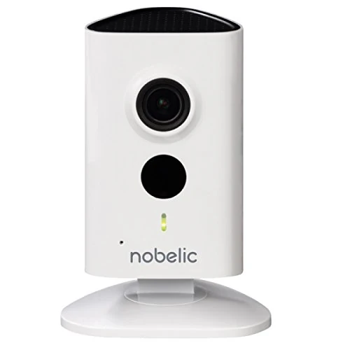 Nobelic NBQ-1110F Indoor Wi-Fi Cloud Surveillance Security Camera with Remote Viewing - White