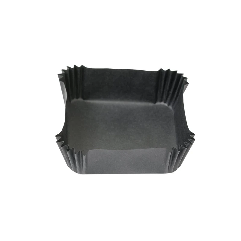DECORA 0339760 CF. 800 Big Square Black Baking Cups 60X60XH20 MM, Carta da Forno, Multicolour