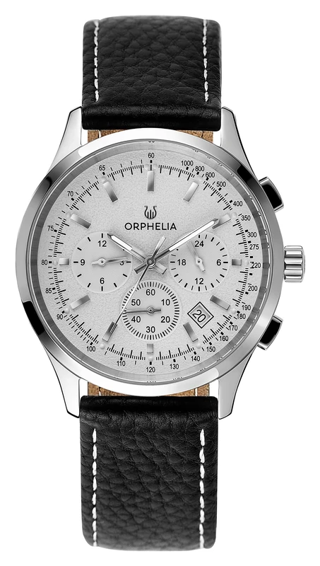 Orphelia Mens Multi Dial Quartz Watch with Leather Strap OR81700