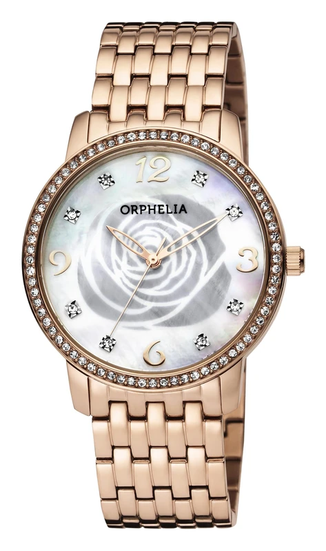 Orphelia Womens Quartz Watch, Analogue Classic Display and Stainless Steel Strap OR12705
