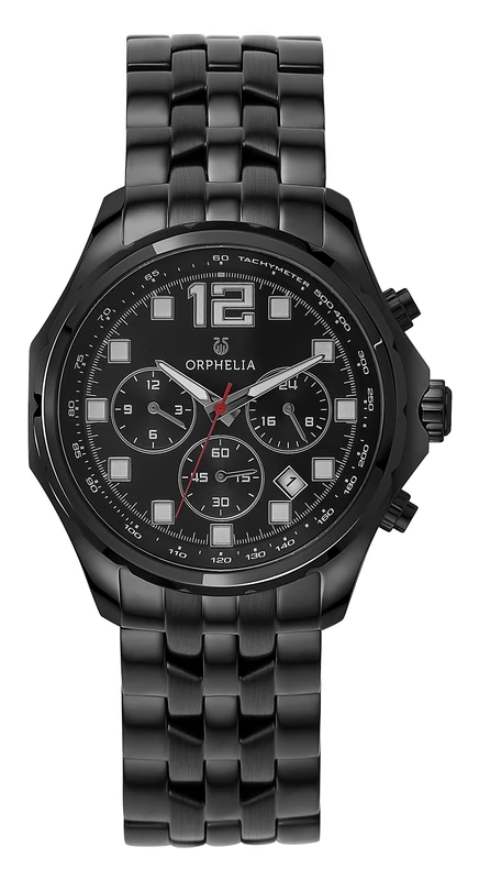 Orphelia Mens Quartz Watch, Chronograph Display and Stainless Steel Strap OR82701