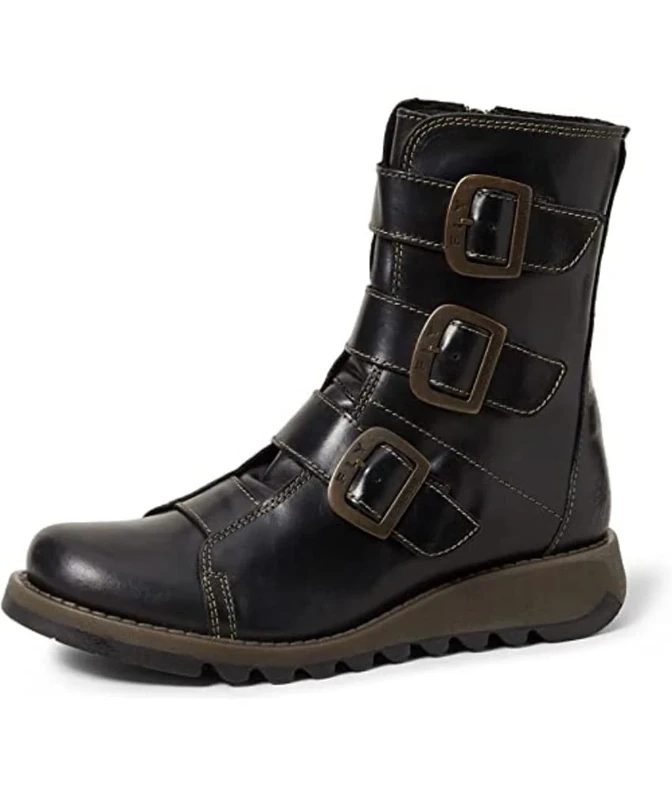 Fly London Women's SCOP110FLY Biker Boots, (Purple 003), 3 (36 EU)