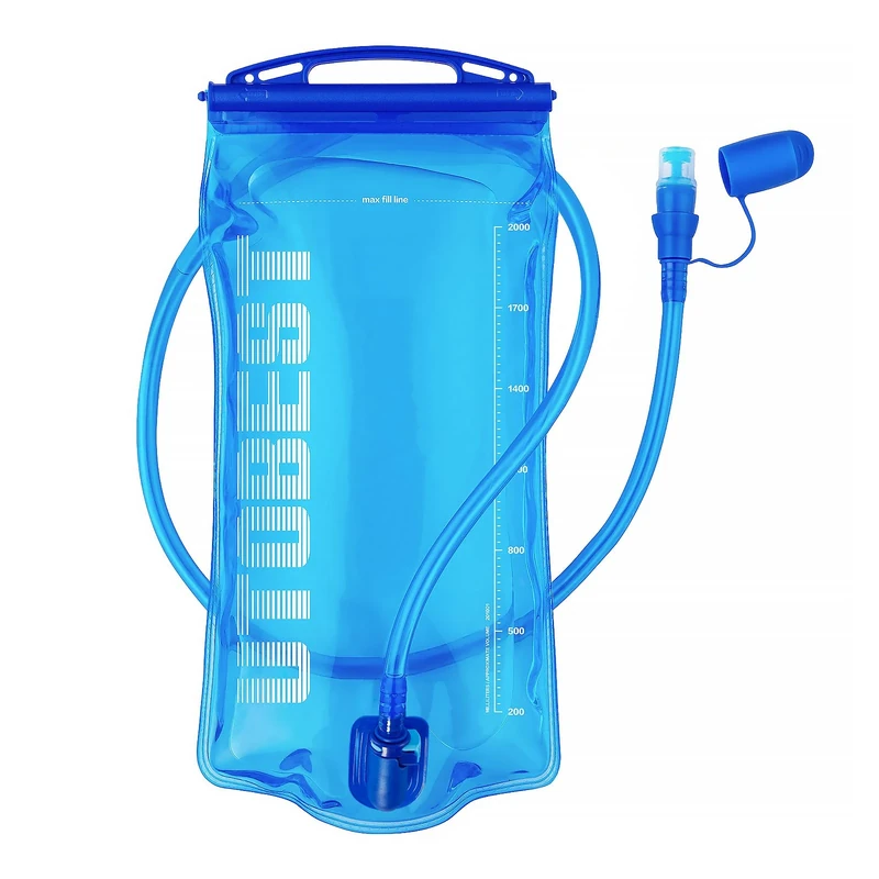 UTOBEST Hydration Bladder, Water Bladder 1L 1.5L 2L 3L, BPA Free, Leak Proof Water Reservoir for Running Cycling Hiking Camping(Two Version Connection, Random Shipment)