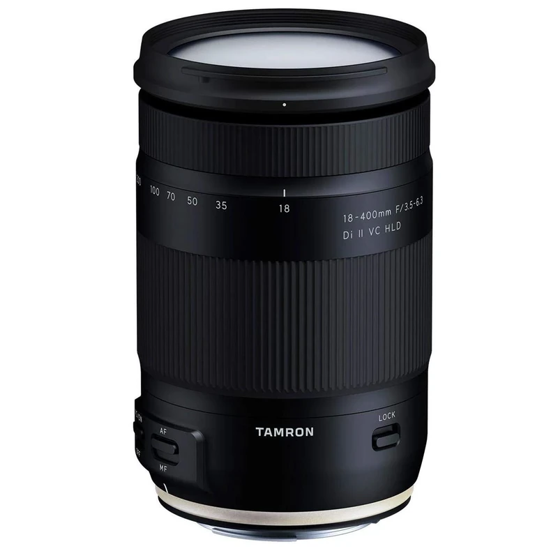Tamron 18-400mm F/3.5-6.3 DI-II VC HLD All-In-One Zoom For Canon APS-C Digital SLR Cameras (6 Year Limited USA Warranty) Black