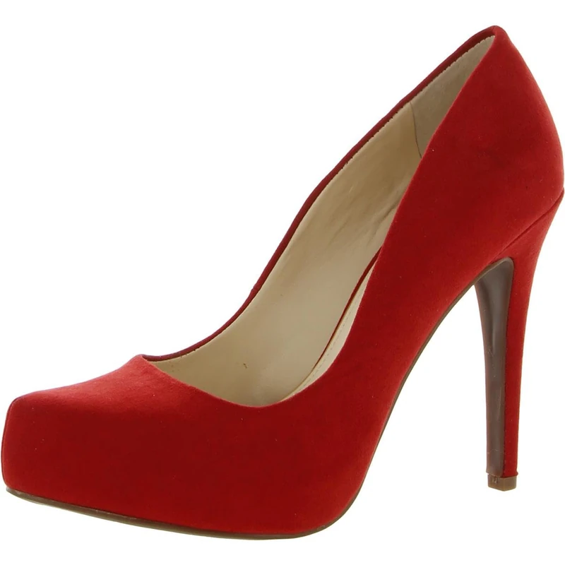 Jessica Simpson Women's PARISAH Pump, Red Mousse, 3.5 UK