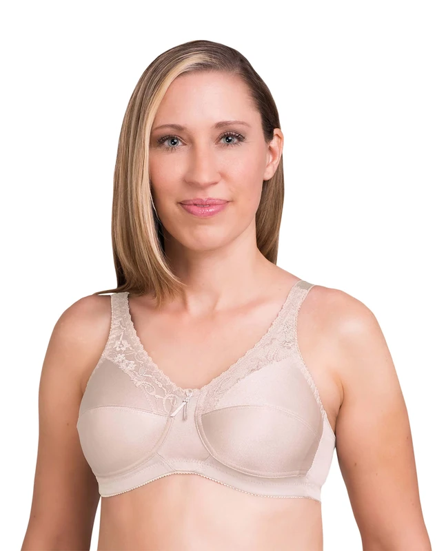 Barbara 210 Lace Accent Softcup - Mastectomy Bra - Beige / Nude - Image 1