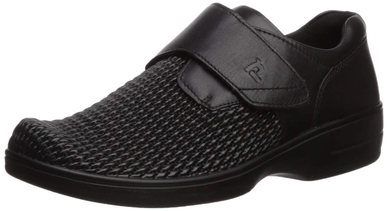 Propét Women's Olivia Oxford Flat, Black, 5.5 UK