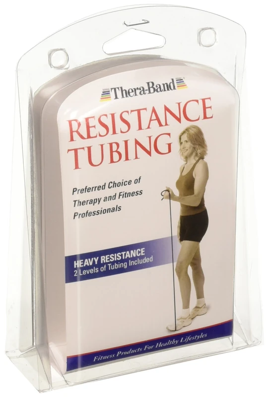 THERABAND Resistance Tubing 7.5m Black Blue Heavy | Professional Resistance Tube for Rehabilitation, Strength Workouts & Functional Training