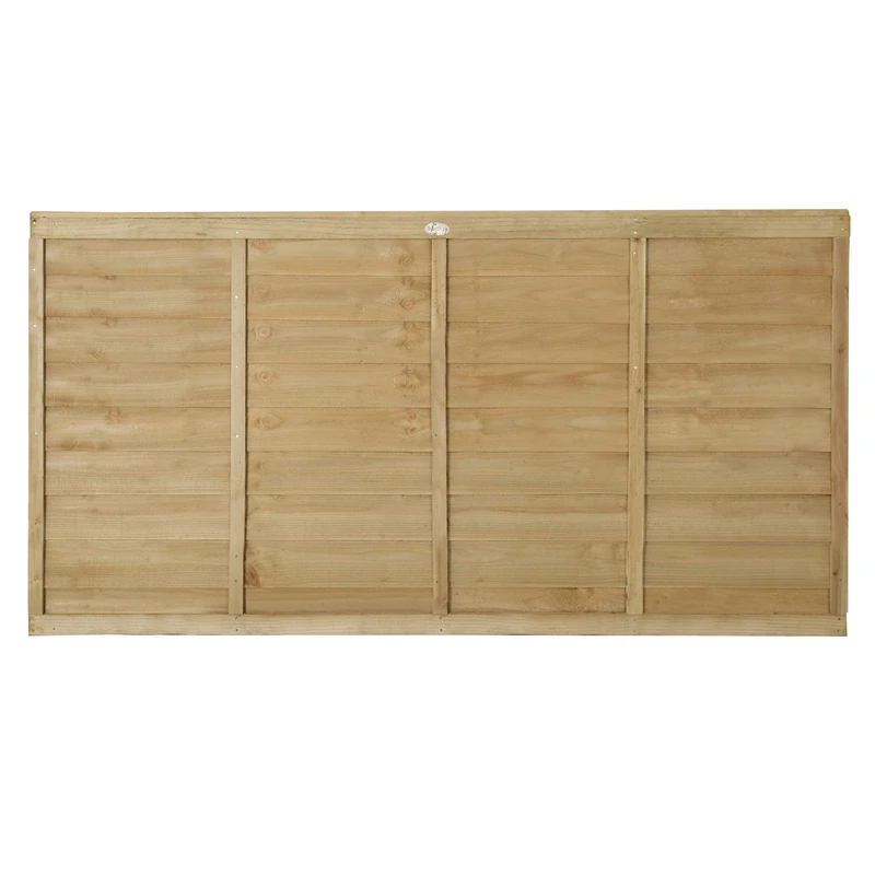 Forest Garden 6ft x 3ft (1.83m x 0.91m) Pressure Treated Superlap Fence Panel (Pack of 3)