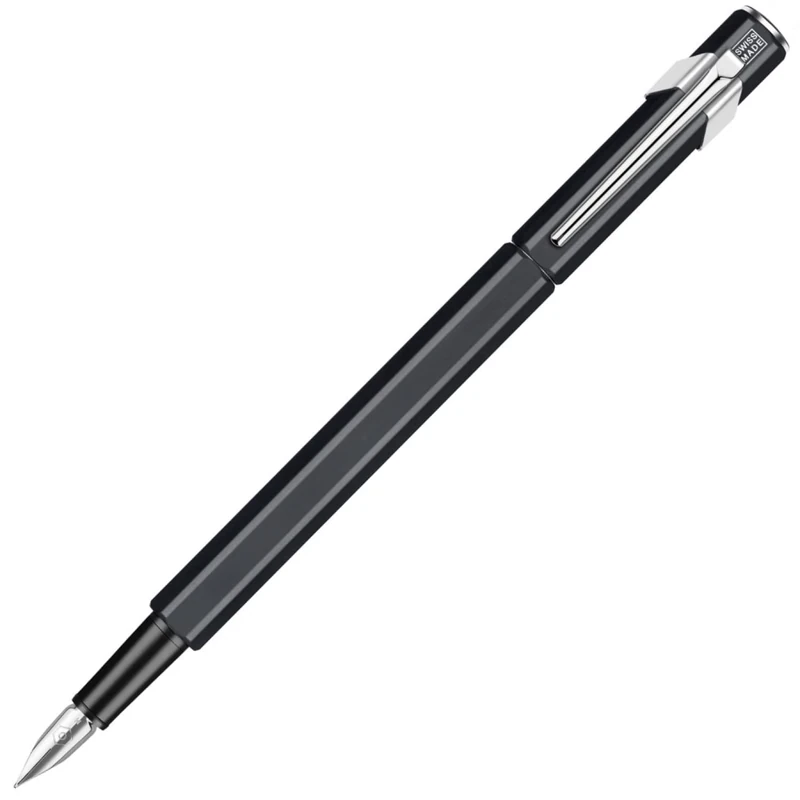 Caran d-Ache Fountain Pen Metal 849 Black Spring EF