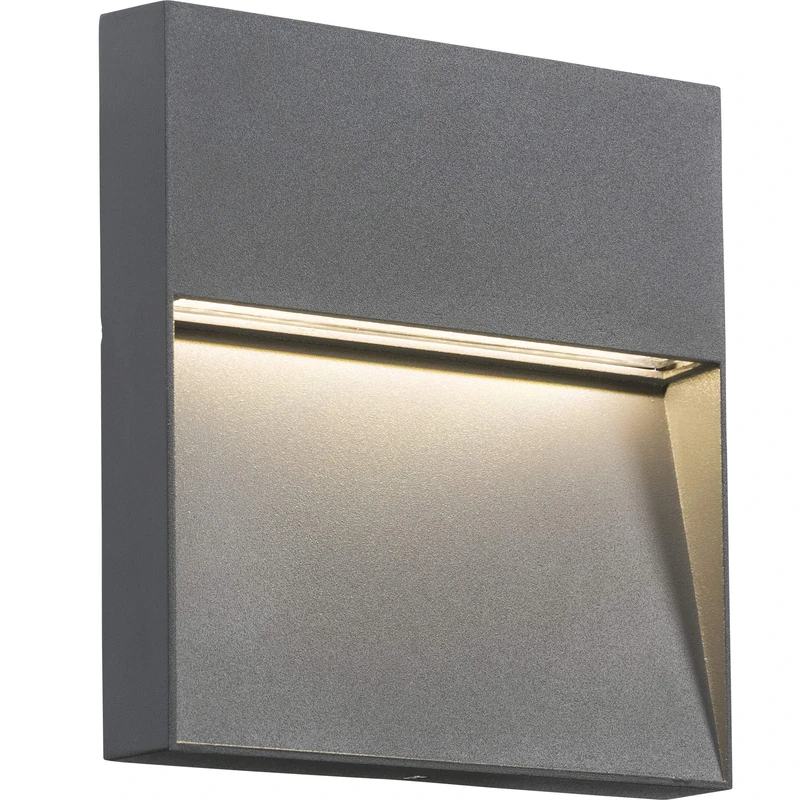 Knightsbridge Guide Light, Die Cast Aluminium, 4 W, Grey
