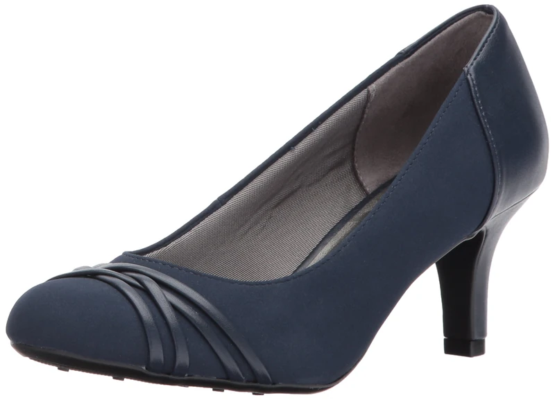 LifeStride Women's Pascal Dress Pump, Lux Navy, 6.5 UK