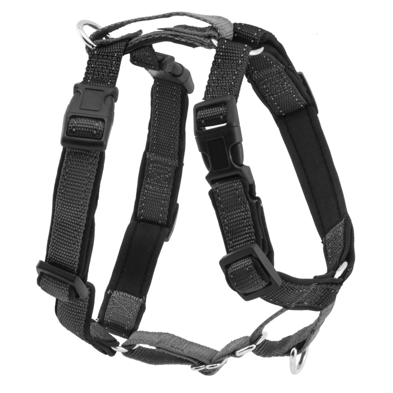 PetSafe 3 in 1 Harness and Car Restraint, Walking & Car Harness for Dogs, No-Pull Option, Adjustable, Small-Black