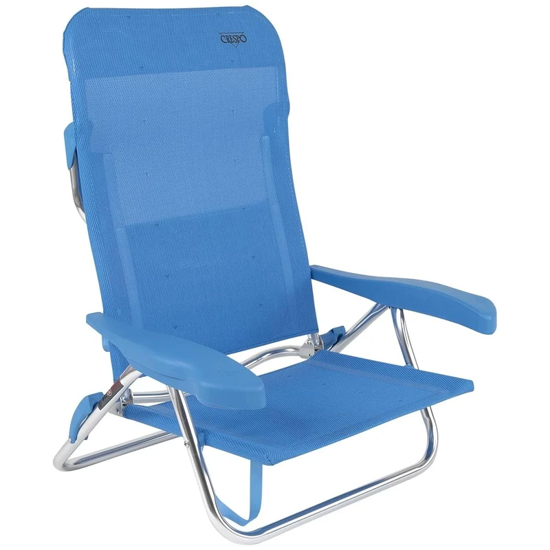 Crespo AL/221-M-05 – Beach Chair Bed 7 Pos. Dural. Removable (Multifibre) 3 Legs