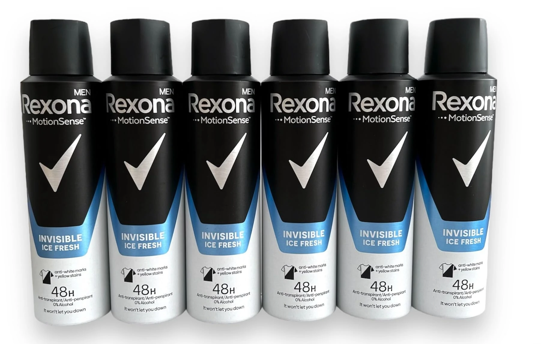 '"Invisible Ice 6 x Rexona Deo Spray Men Fresh – 150 ml