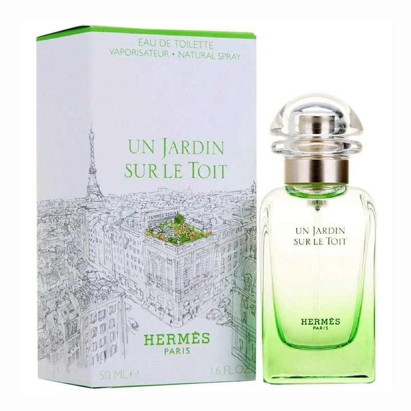 Hermes Unisex Un Jardin Vaporizador HERMES PARIS A GARDEN SUR LE TOIT EAU DE TOILETTE 50ML VAPORIZER, Black, Est ndar UK - Image 1